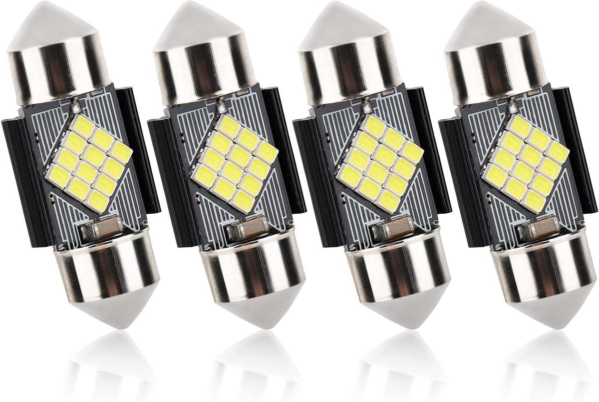 Led Lampen - Interieurverlichting - Auto Verfraaien - Canbus Foutvrij - 31 mm - Wit