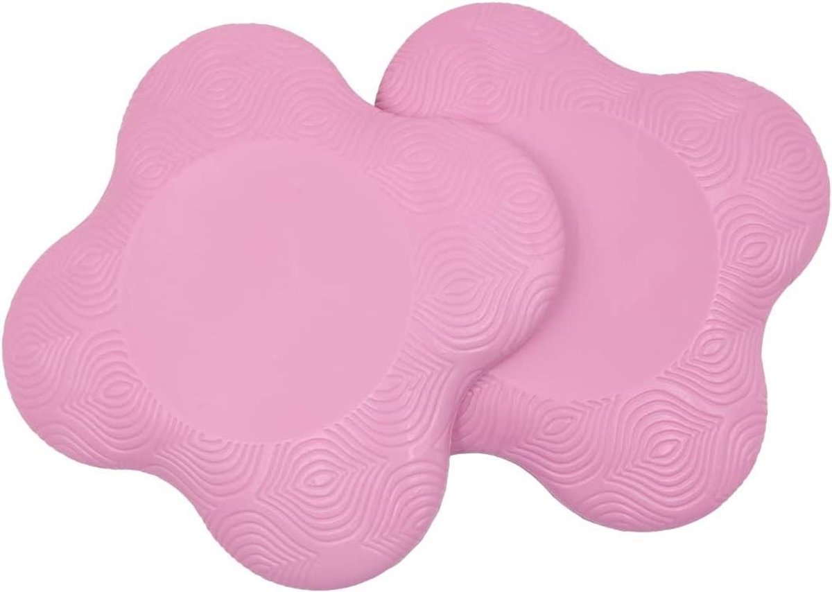 Yoga Kniebeschermers - Pilates Mat - Gerichte Bescherming - Antislip Oppervlak - 2 Stuks - Roze