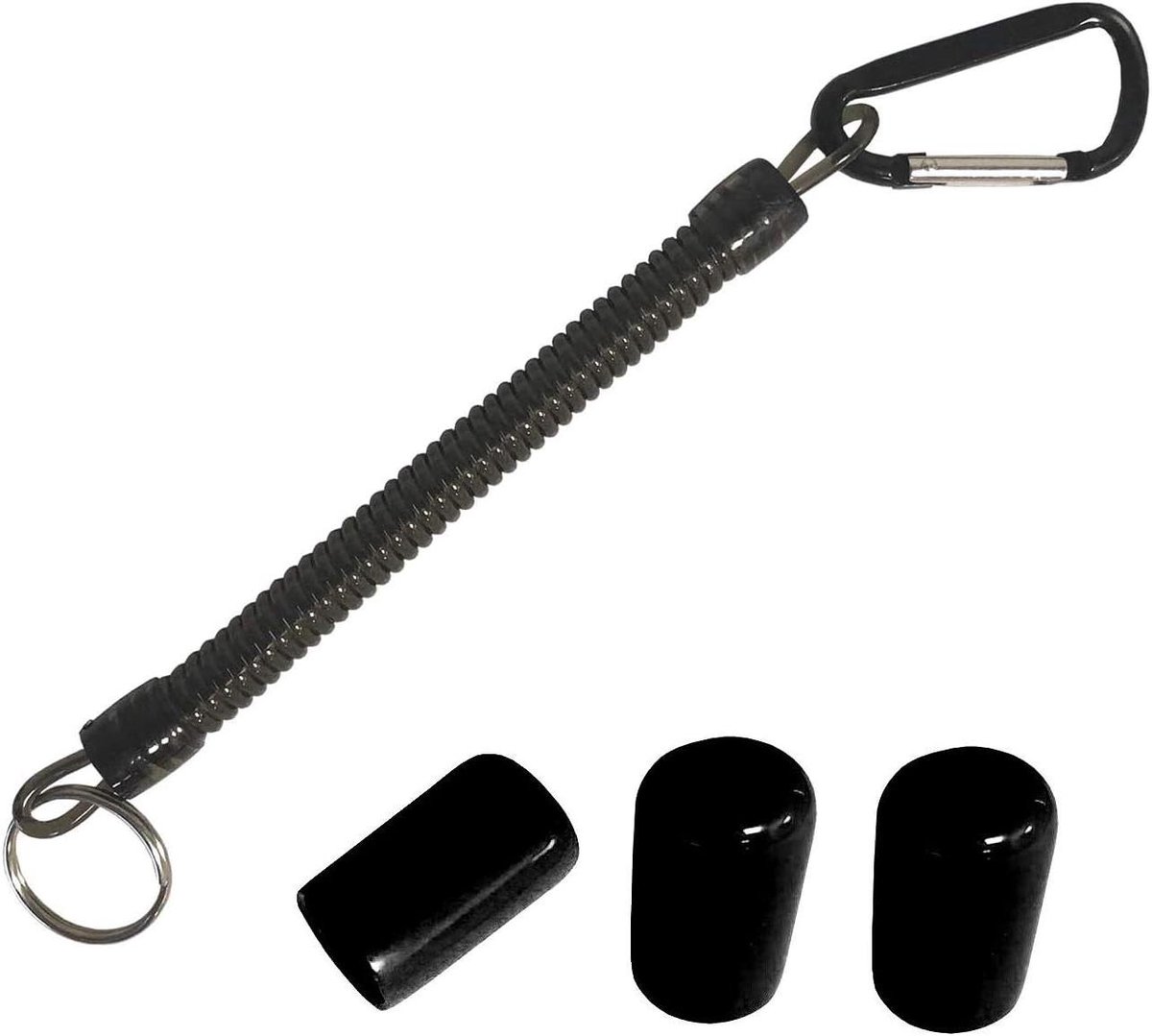 Pinpointer Tip Protectors - Detector Accessoires - Metaaldetectie - Set van 3 - 1.5 inch dik - Zwart