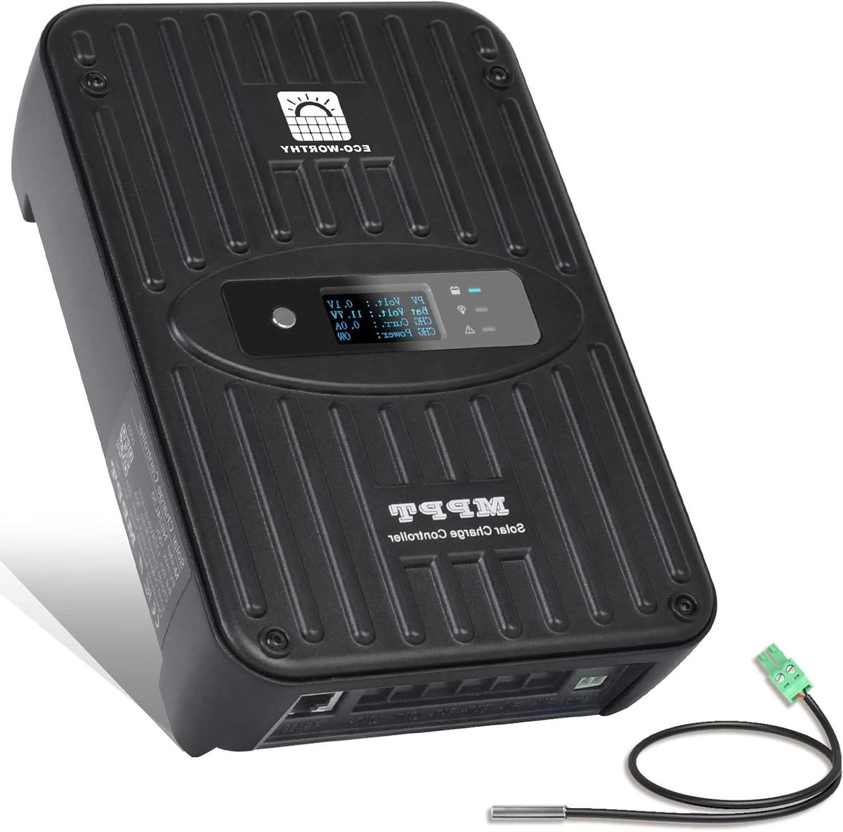 Zonnepaneel Laadregelaar - Intelligente Controller - Energie Beheer - MPPT Technologie - 40A 12V/24V - Zwart