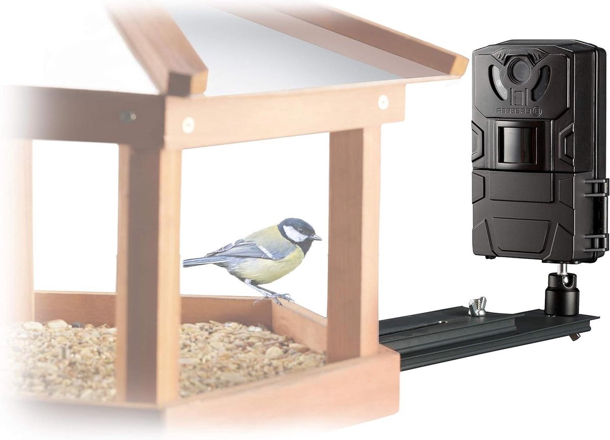 Natuurcamera - Dierencamera - Tuinobservatie - Onzichtbare infraroodverlichting - 16 MP - Zwart