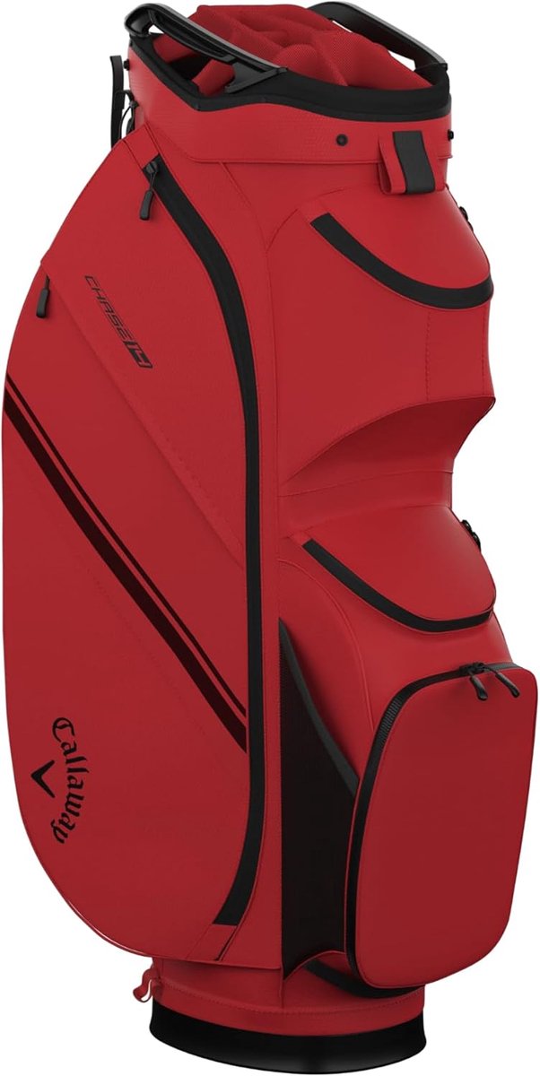 Golf Cartbag - 14 Vakken - Rood/Zwart van GOLF — afbeelding 2