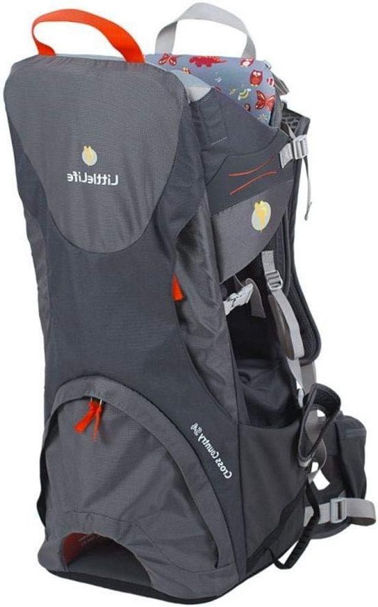 Kinderrugdrager - Draagzak Baby - Wandelen Buiten - Verstelbare Kinderzit - 75 cm - Grijs