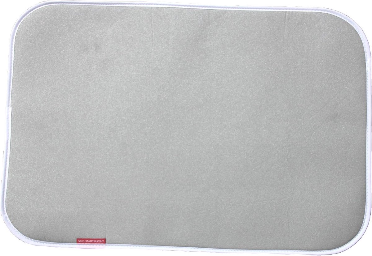 Strijkpad - Strijkmat Quilten - Stof Verwerken - Antislip Siliconen - 43 x 63 cm - Zilver