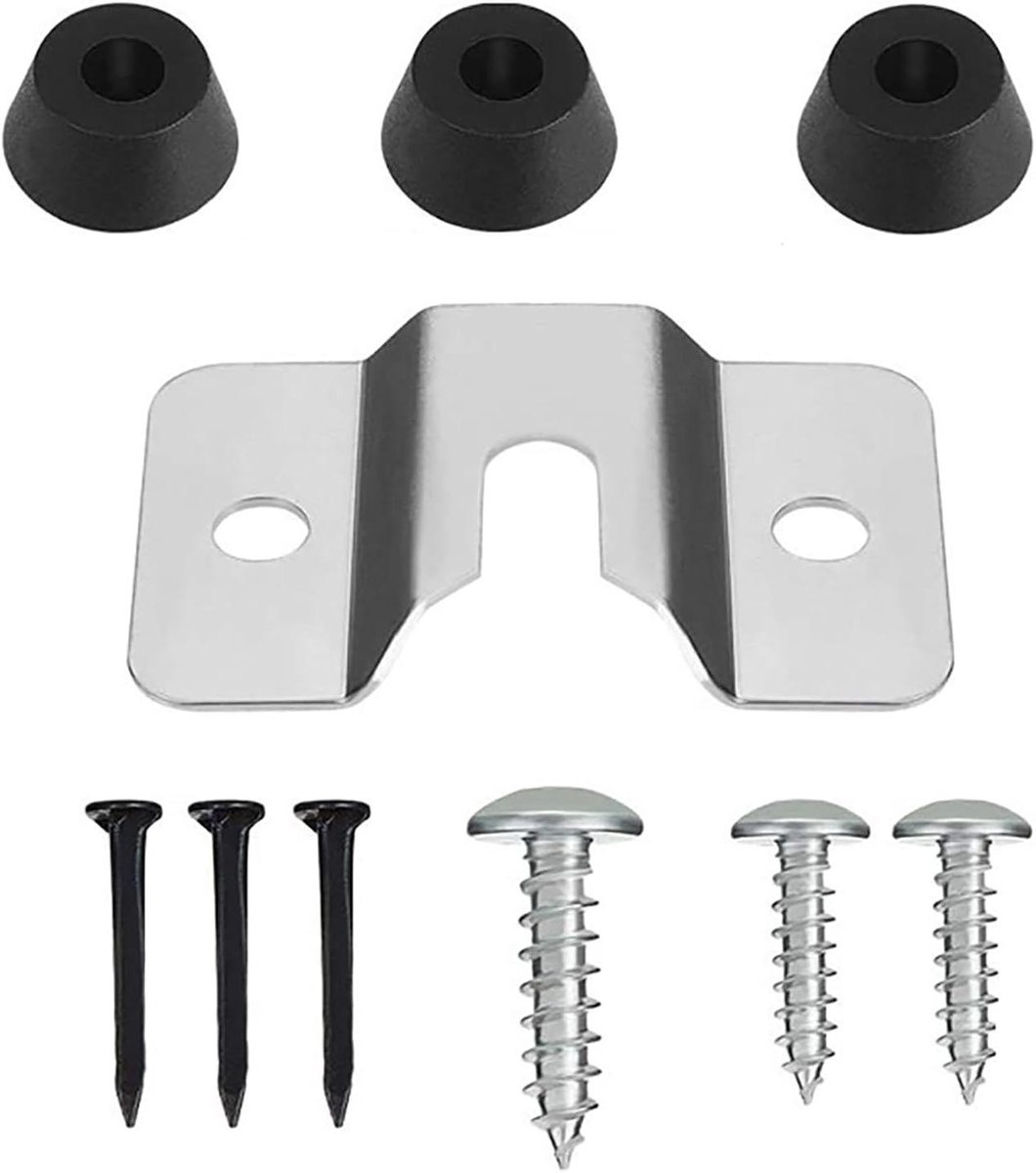 Dartbord Houder - Ophangset Dartbord - Veilig Ophangen - U-vormig Sleufsysteem - 94 x 57 x 14 cm - Zwart