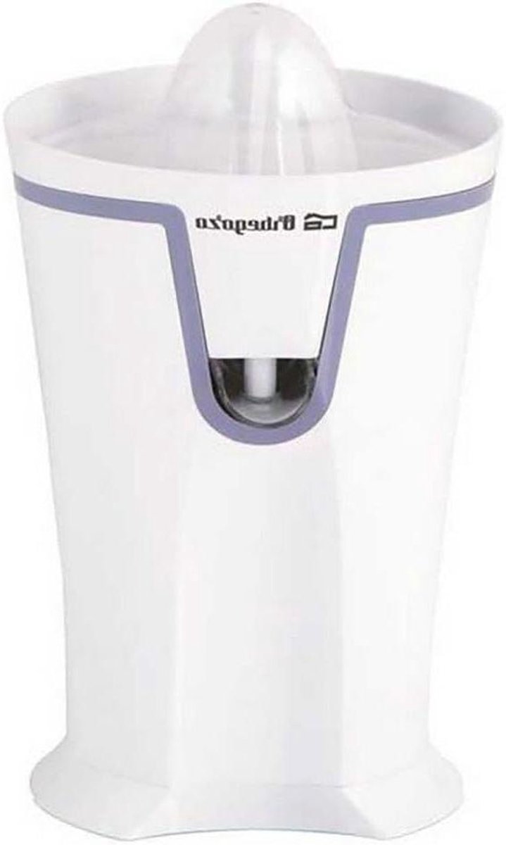 Elektrische Sinaasappelpers - Citruspers Sapcentrifuge - Vers Sap Maken - Continu Sap Systeem - 1 Liter - Wit