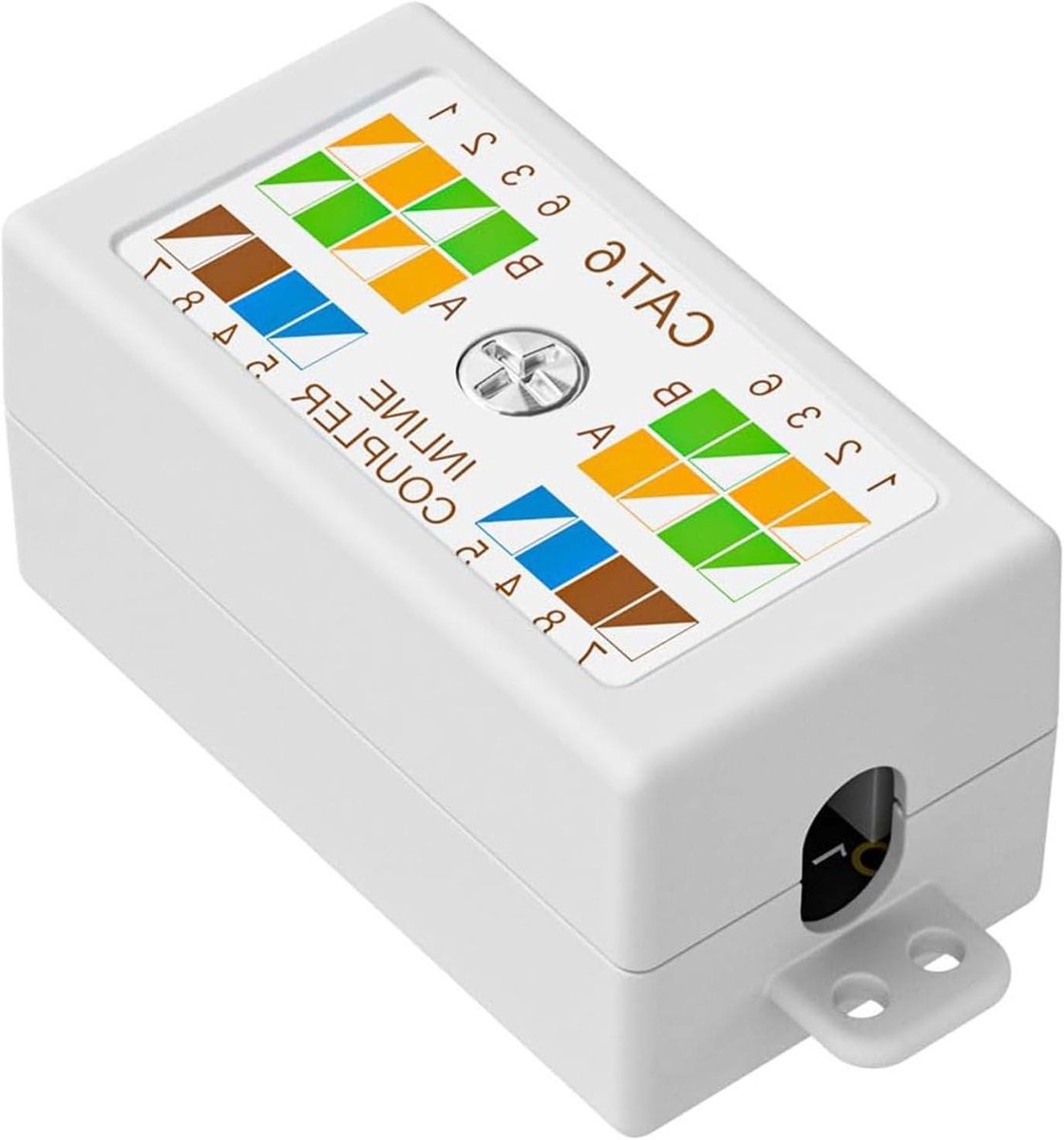 Ethernet Aansluitdoos - Netwerkdoos Krone - Netwerk Installatie - Punch Down Type - 13.8 x 10.3 x 2.8 cm - null
