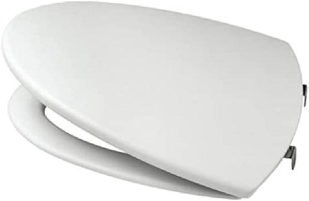 Toiletbril - WC-bril Zitting - Badkamer Vernieuwen - Softclose Scharnieren - D-vorm - Wit