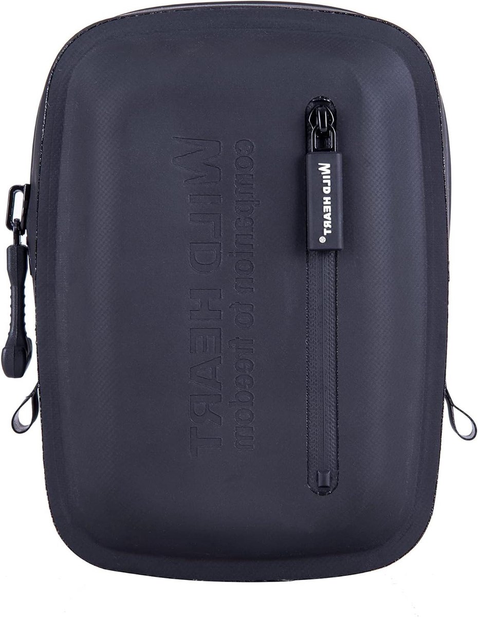 Waterdichte Tas - Heuptasje Droogzak - Water Sport - IPX8 Waterdicht - 17 x 12 x 6 cm - Zwart