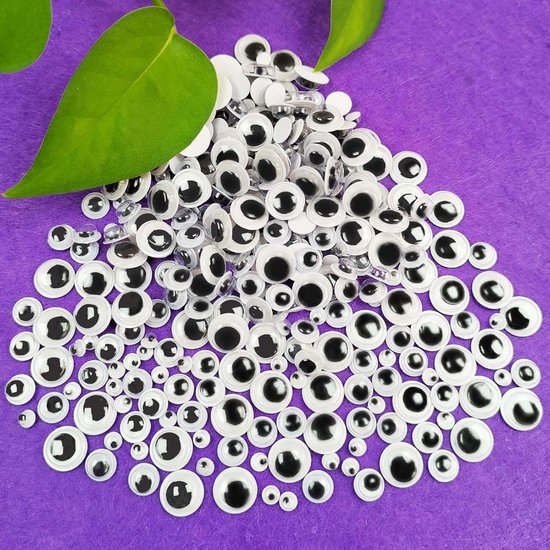 Ogen speelgoed zelfklevend 4 mm -10 mm voor doe-het-zelf scrapbooking accessoires — afbeelding 2