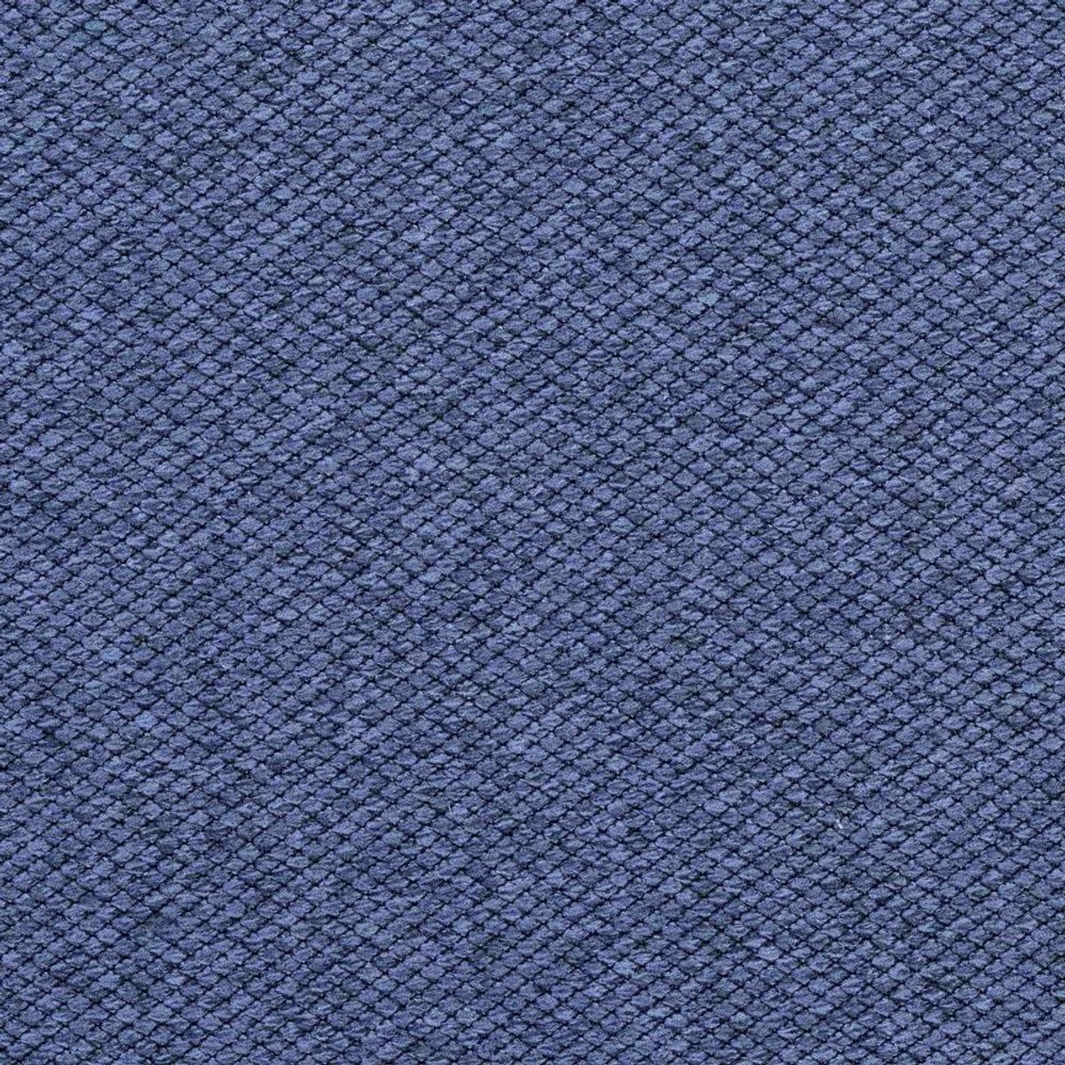 Zitbank met knopen - Gestoffeerde poef - Extra zitplaats - Waterafstotend stof - 40 cm breed - Blauw