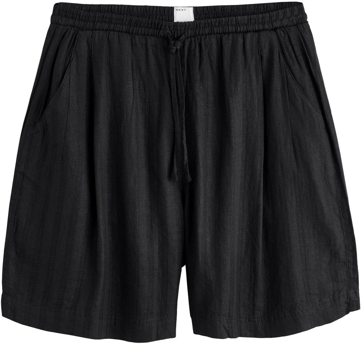 Next - Dames - Bermudashort met trekkoord - Zwart
