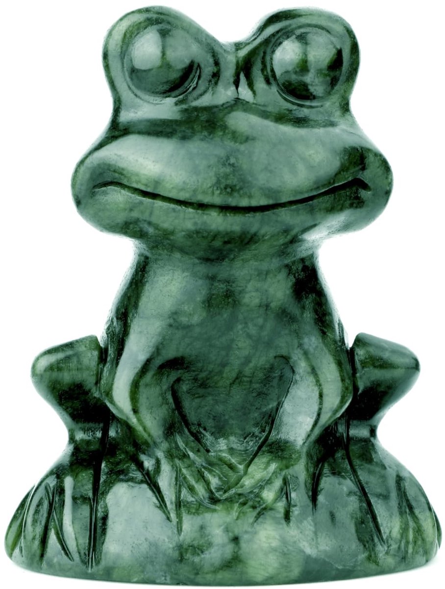 Dailygoods- Standbeeld Handgesneden Dier - Dierenbeelden - Dieren Beeldjes - Jade Decoratie - Uniek Ontwerp - Tijdloze Elegantie - Dierenbeeldje
