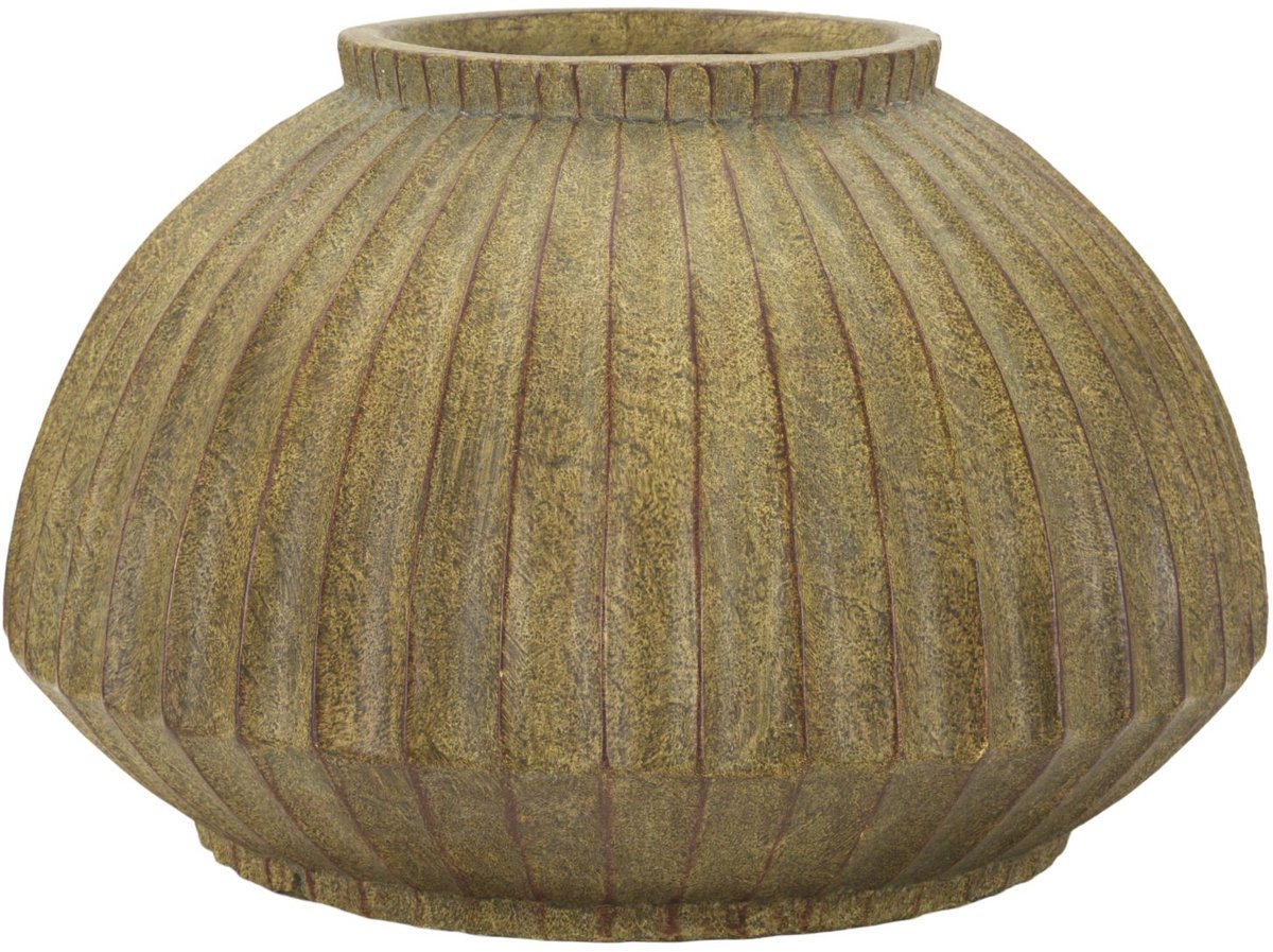 Mauro Ferretti Vaas Breeze Pot Ø 40×26,5 cm Dirty Groen