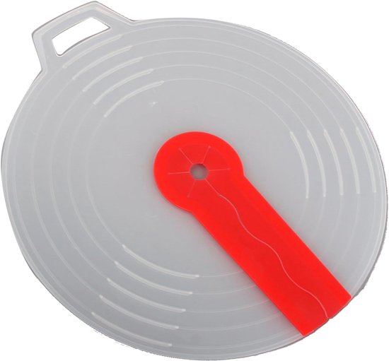 Mixer Spatbescherming - Komdeksel Spatscherm - Schoon Mixen - Transparant Ontwerp - 30 cm Diameter - Transparant — afbeelding 4