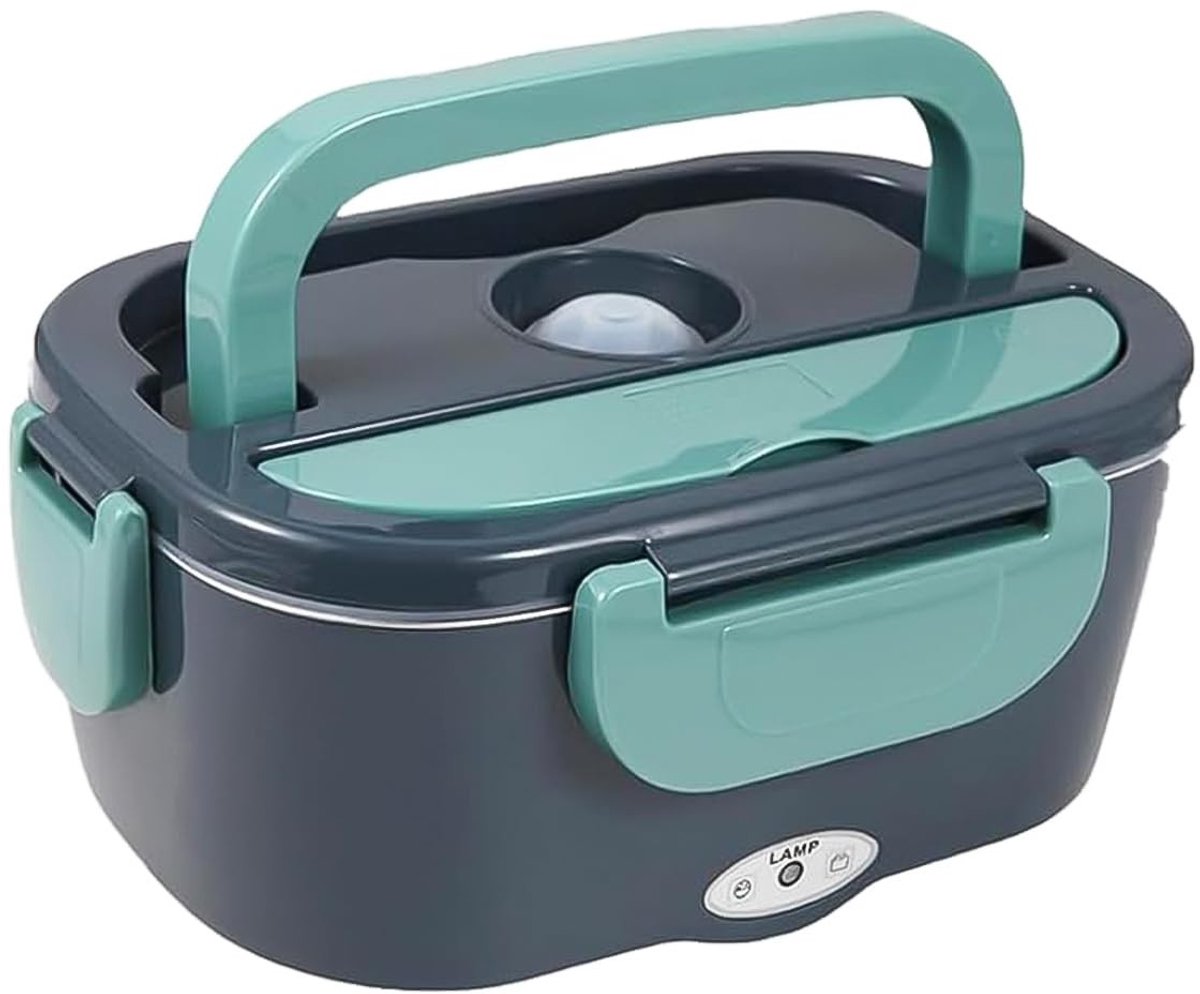 Dailygoods - Elektrische Lunchbox - Voedselverwarmer - Draagbare Isolator - 1.5 Liter - Afneembare Containers - Geschikt voor Kantoor en School