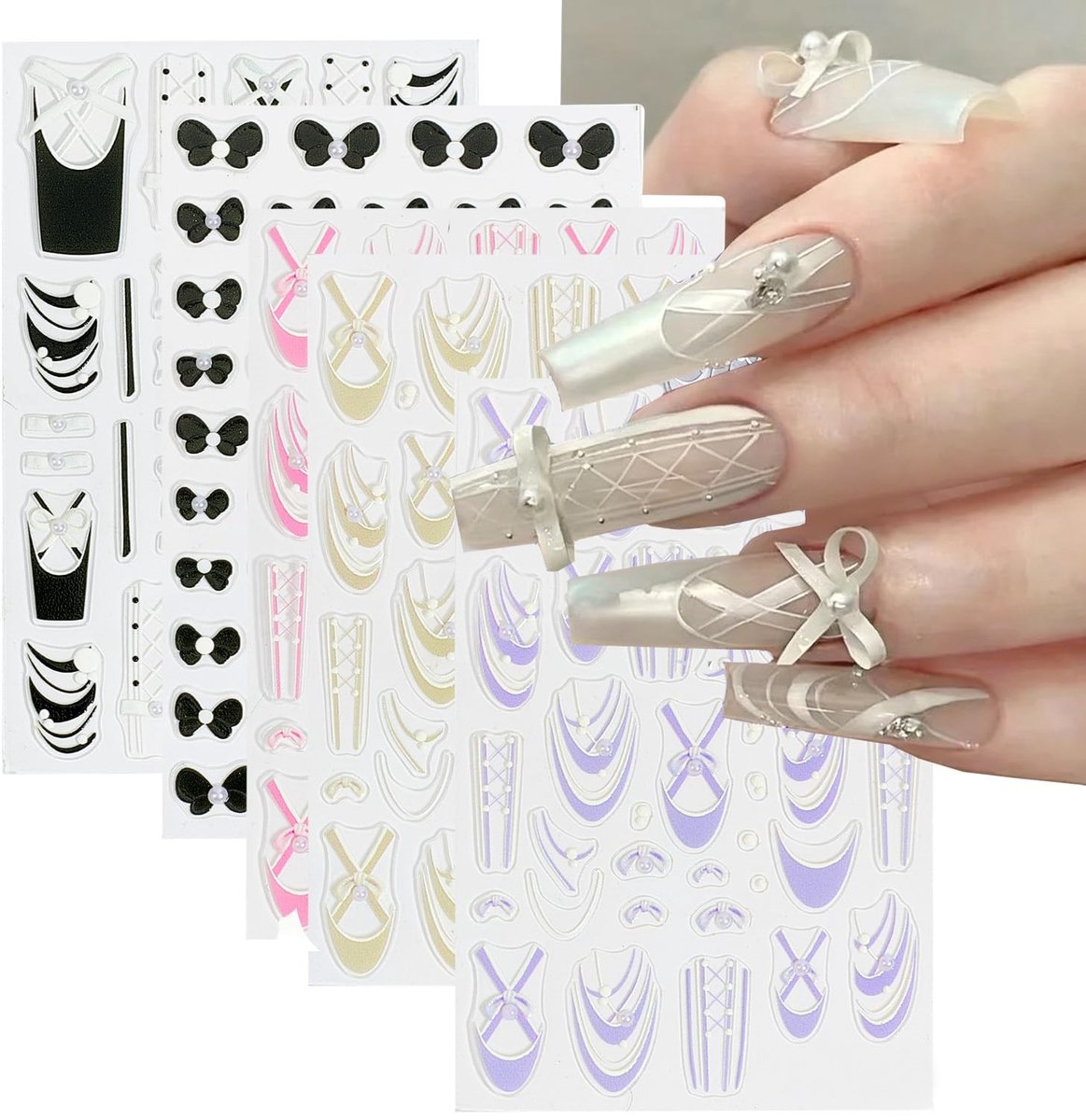 Dailygoods- Nagelstickers 5D - Zelfklevende Nagelstickers