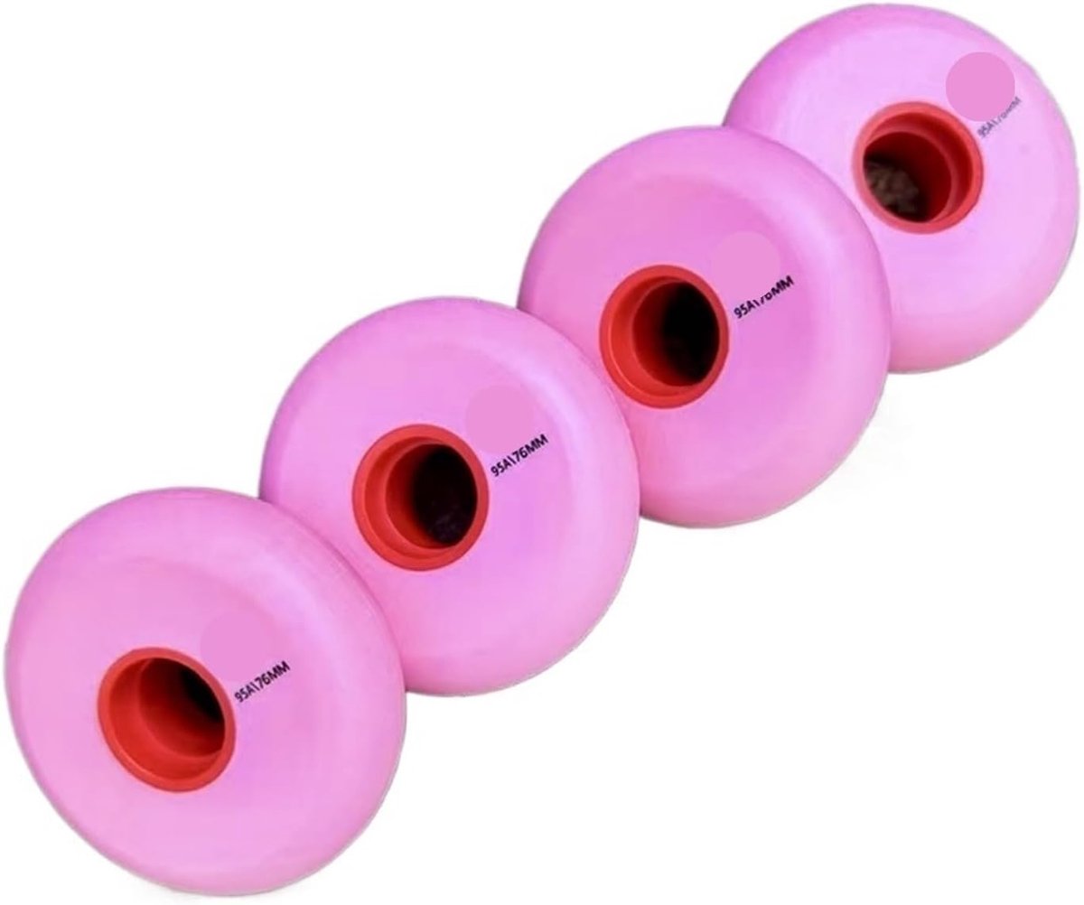 Inline skate wielen Rolschaats onderdelen Glad glijden Harde 95A compound 76 mm