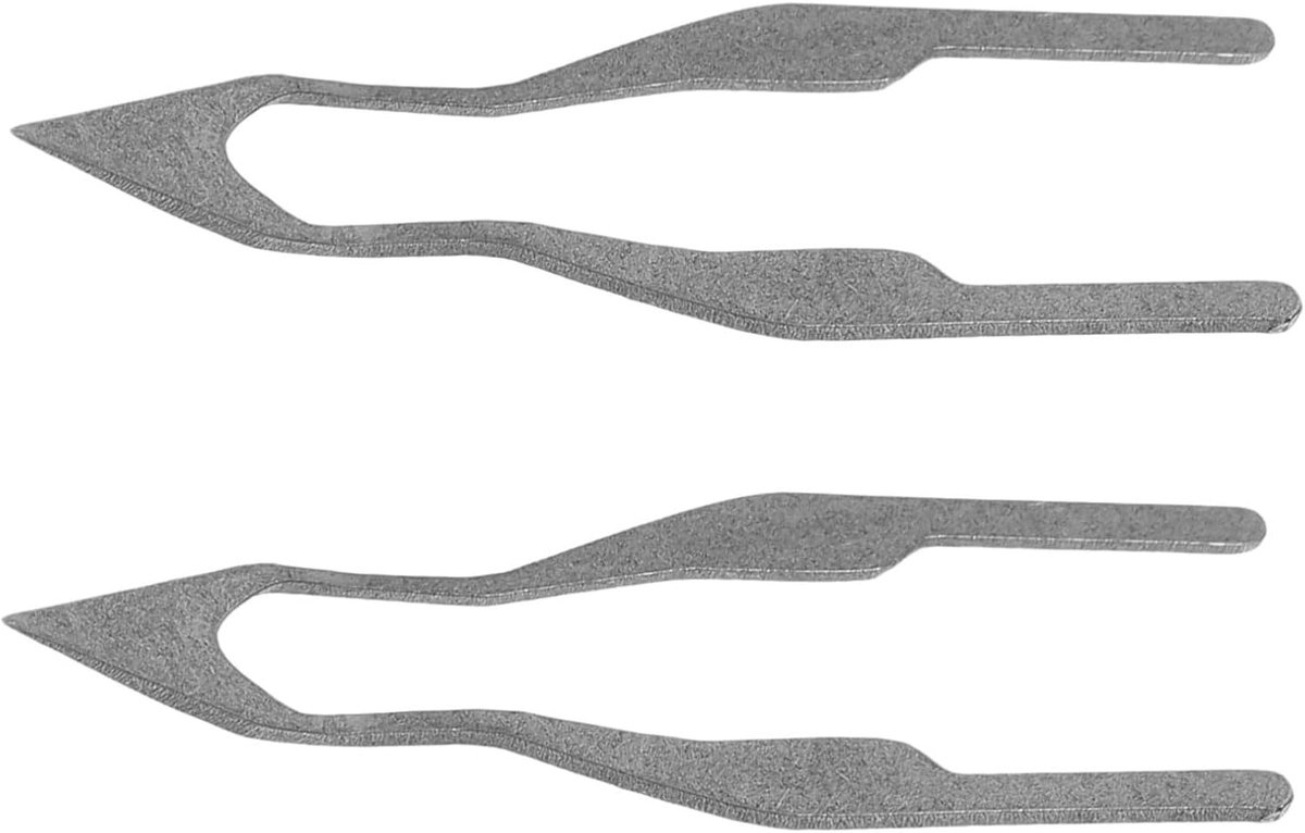 Houtbrandpunt Set - Pyrografie Tips - Hout Bewerken - Snelle Verwarmingsprestaties - 2.7 cm - Grijs