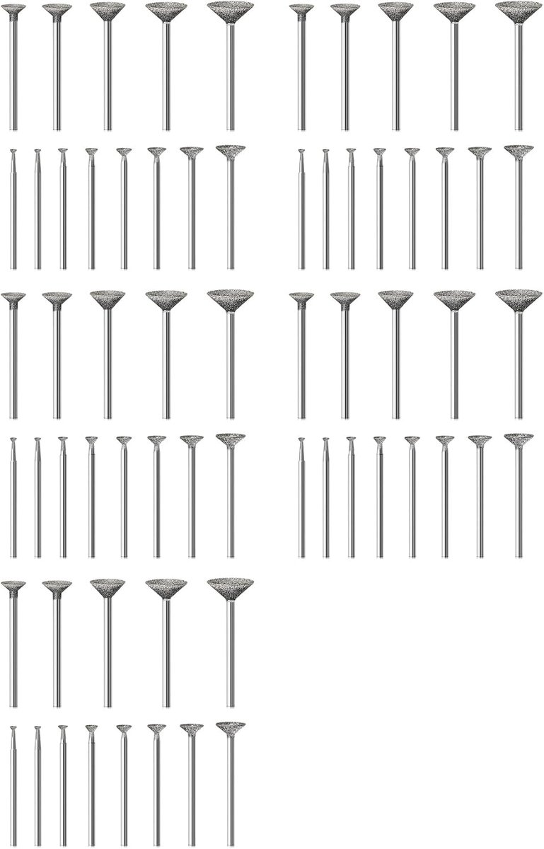 Stenen Carving Set - Polijsten Kits - Detail Werk - Universele Compatibiliteit - 65 Stuks - Zoals Getoond