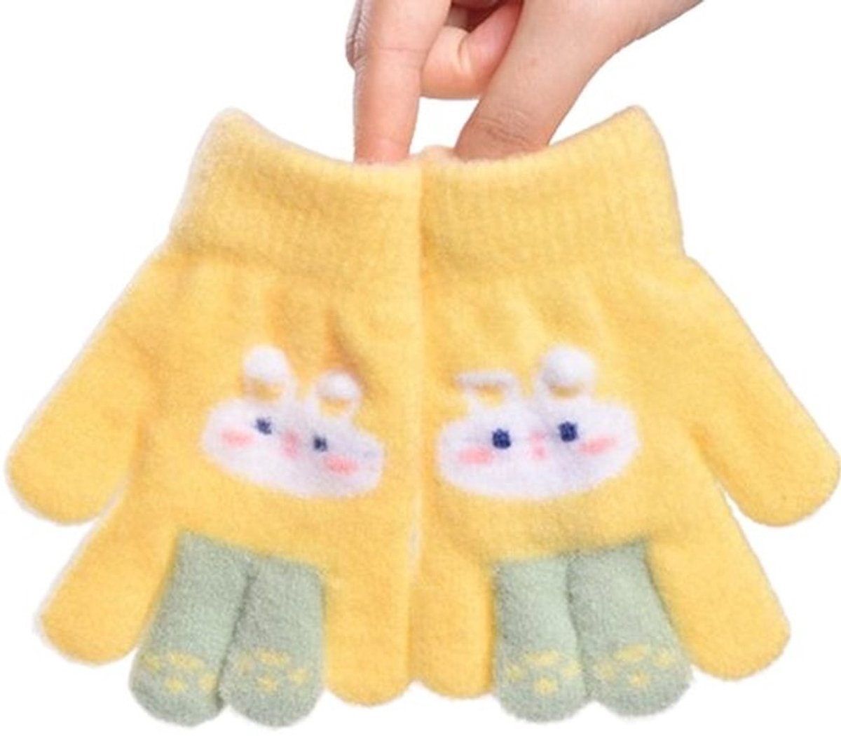 Schattige Baby Winterhandschoenen - Warme Gebreide Kinderwanten voor Jongens en Meisjes (2-6 jaar)