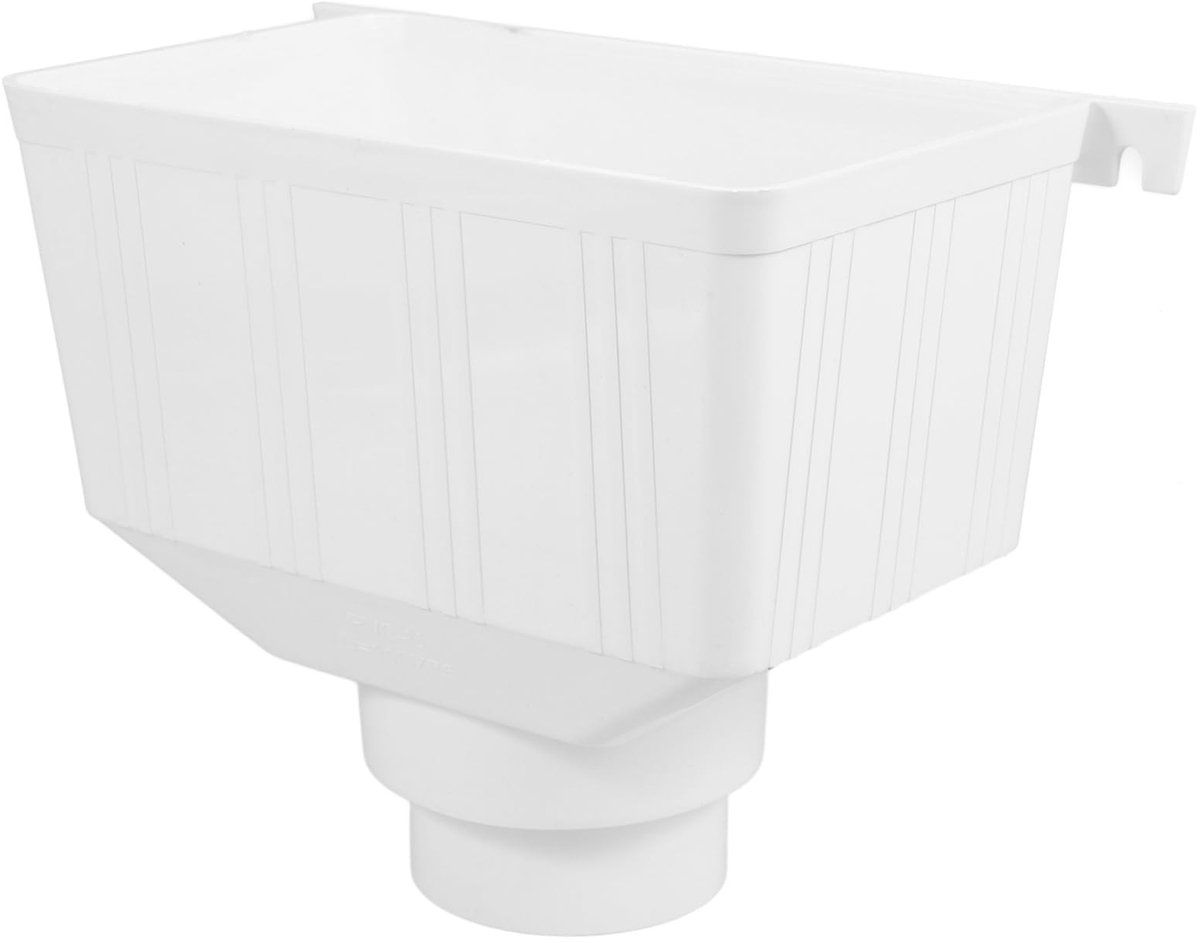 Dailygoods- Regenwaterafvoer Universele Aansluiting - Dakgoot - PVC - Regenwaterbeker - Robuuste Constructie - Veilig en Praktisch - Regenpijp