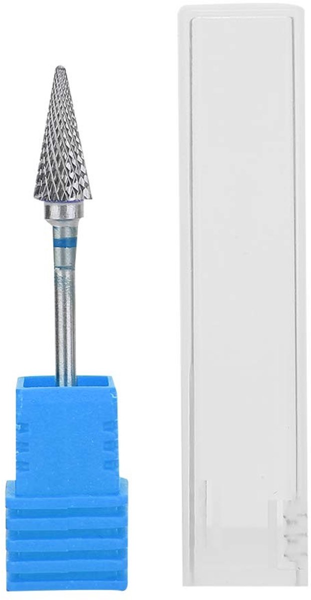 Dailygoods- Nagelfrees Professionele Keramische Bitset - Nagelfrees Bitjes - Manicure/Pedicure - Duurzaam Wolfraamstaal - Slijpkop Accessoires - Geschikt voor Salons - Nagelbitset