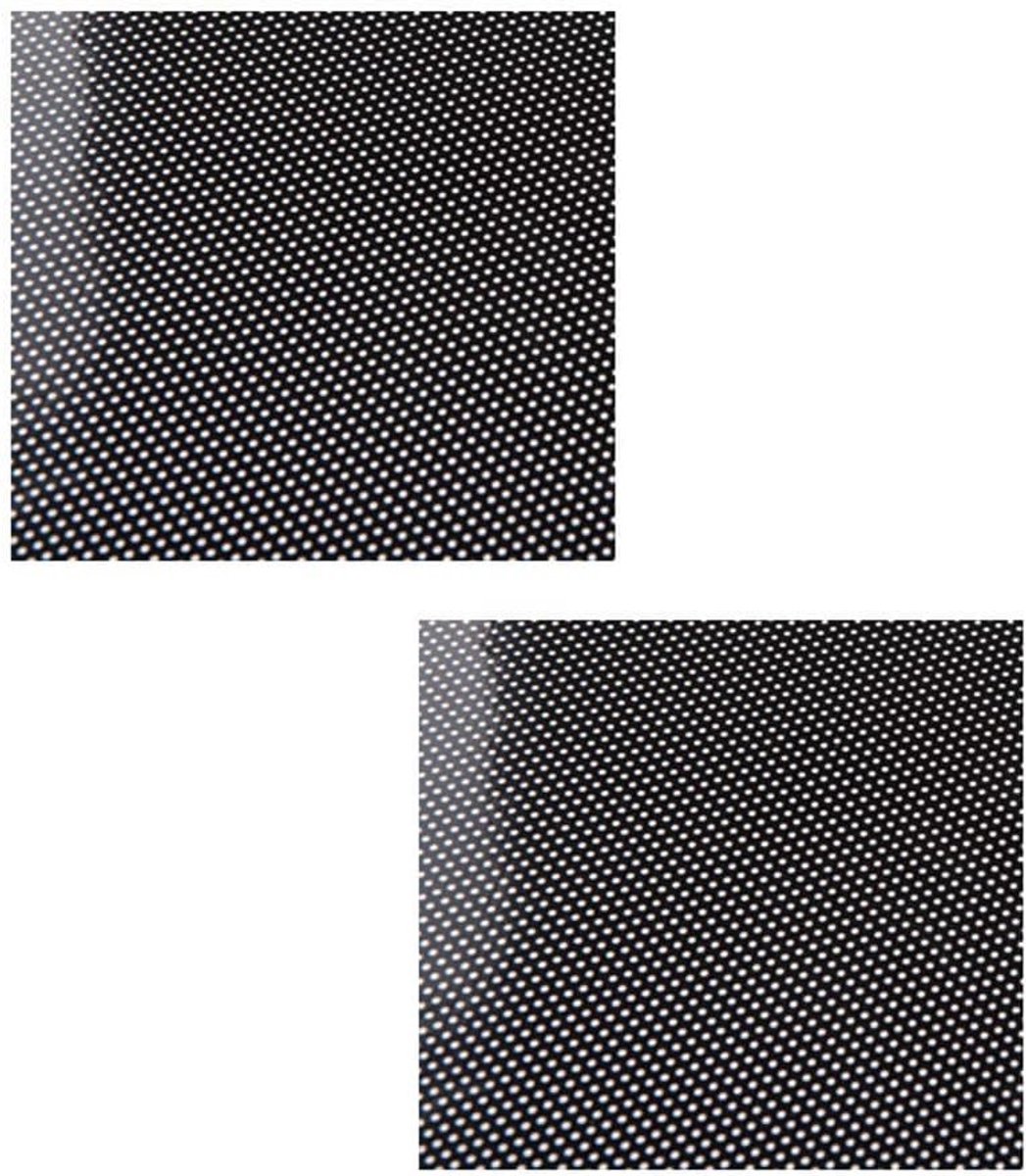 Dailygoods- Zonnescherm Auto - UV-bescherming - 2 Stuks - 44 x 38 cm - Antislip - Geschikt voor Baby - PVC Materiaal - Autozonnescherm