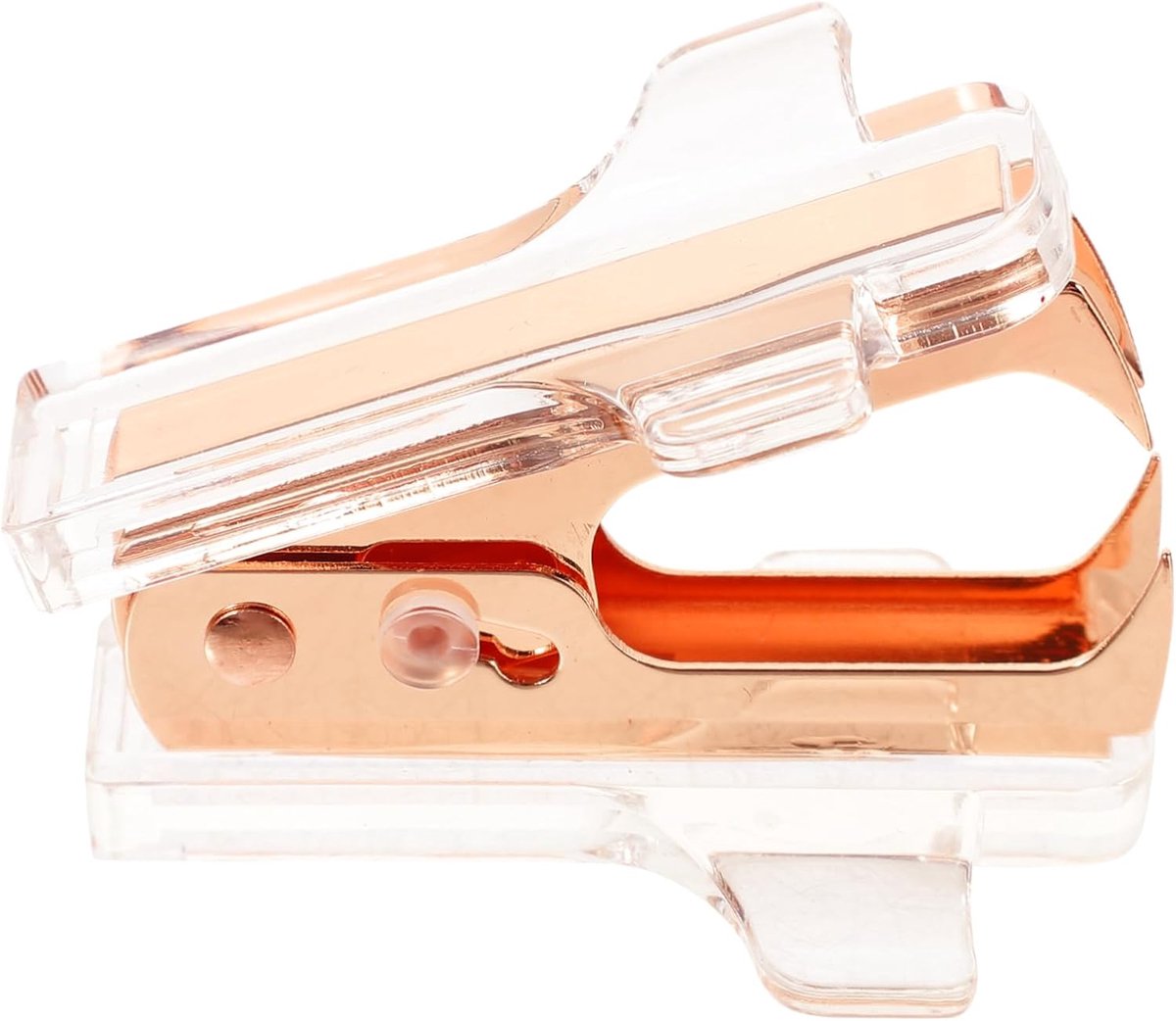 Nietjesverwijderaar Kantoor - Verwijder Tool - Documenten Organiseren - Ergonomisch Ontwerp - 6 x 4.2 x 3.3 cm - Rosé Goud