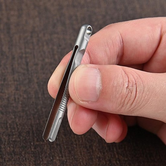 JHUBERS- Sleutelhangertang Lichtgewicht - TC4 Titanium Legering - Duurzaam - Compact - Draagbaar - 3 Stuks - Sleutelhanger van Jhubers — afbeelding 5