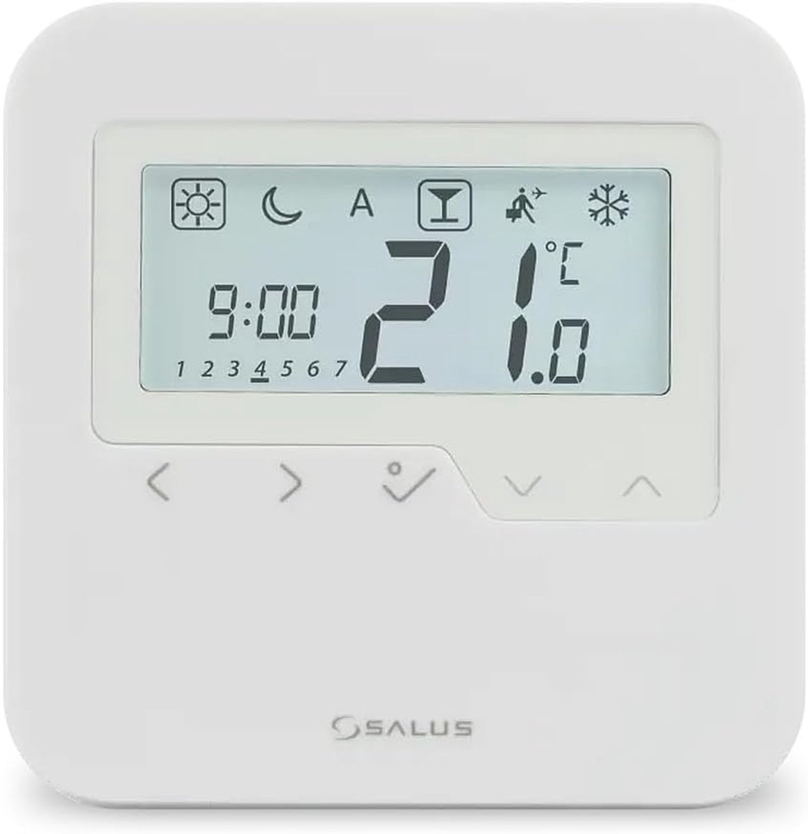 Digitale Programmeerbare Thermostaat voor Vloerverwarming en Centrale Verwarming (5-30°C)