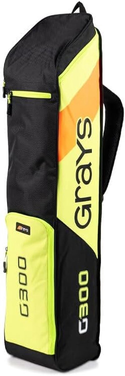 Sporttas - Kitbag Hockey - Sportuitrusting Opslag - Waterafstotend Materiaal - 36 Liter - Zwart Fluor Geel