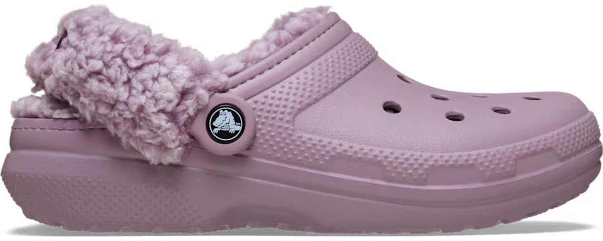 Crocs Classic Fleece Lined Clog Dames Clogs - lila