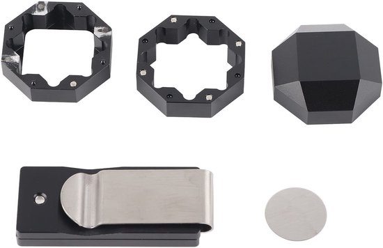 Dailygoods- Krijthouder Aluminium - Magnetische Opbergdoos - Compact - Lichtgewicht - Biljartaccessoires - Voor Rond/Achthoekig Krijt - Krijtbox van Dailygoods — afbeelding 2