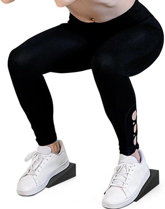 Yoga Wigblokken - Fitness Accessoires - Oefen Yoga - Niet-giftig EVA Schuim - 2 Stuks - Zwart — afbeelding 4