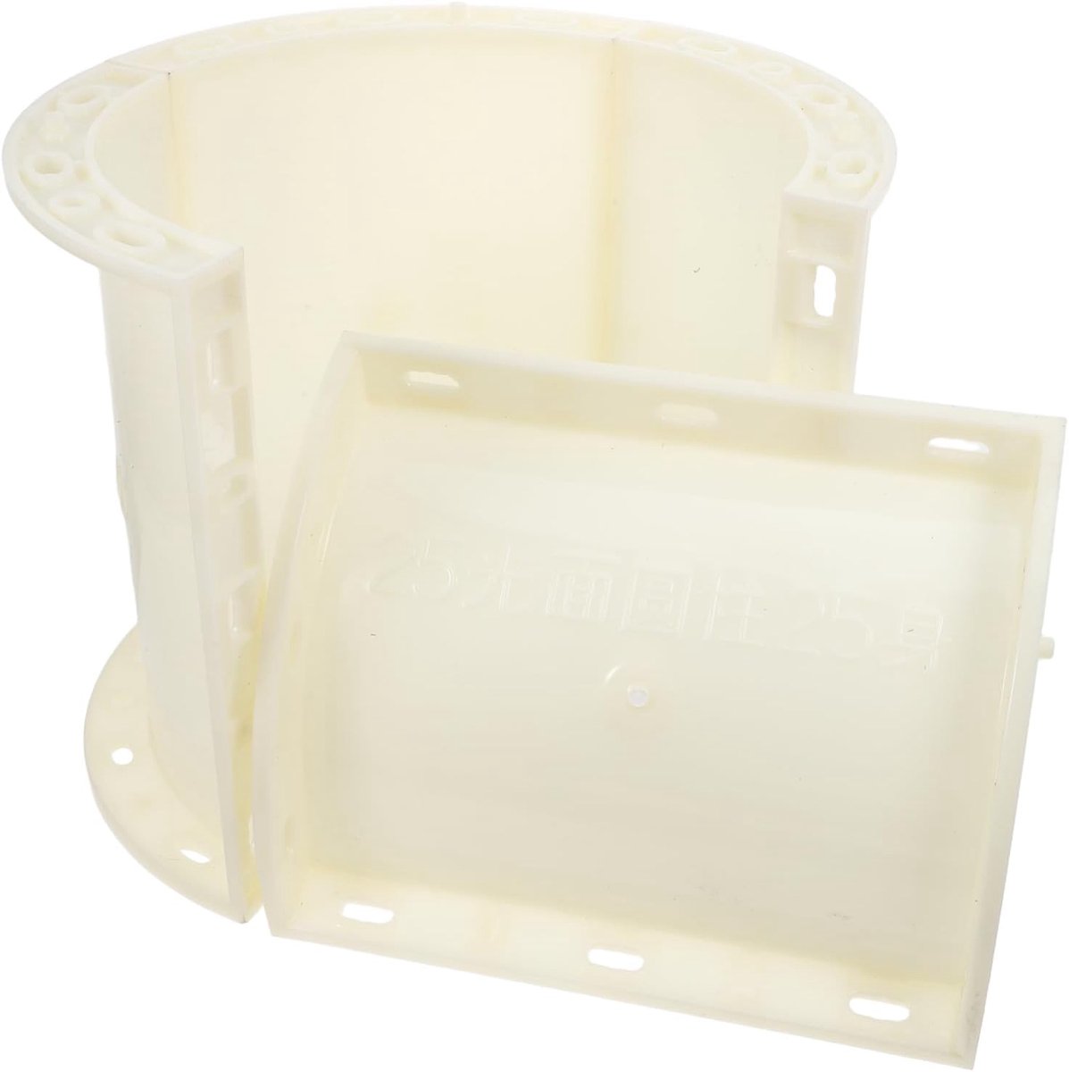 Betonnen Zuil Mal - Gietvorm Romeinse Zuil - Decoratief Bouwen - Gestroomlijnde Constructie - 31x31x25cm - Beige