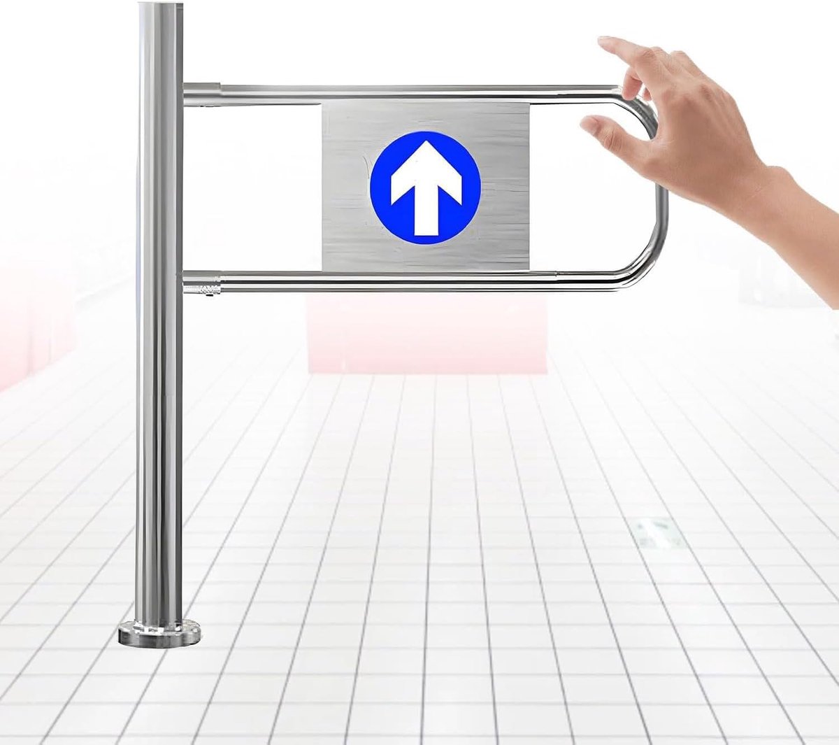 Draaipoort met Veer - Eenrichtingsdeur Toegangsdeur - Crowdmanagement Verbeteren - Automat