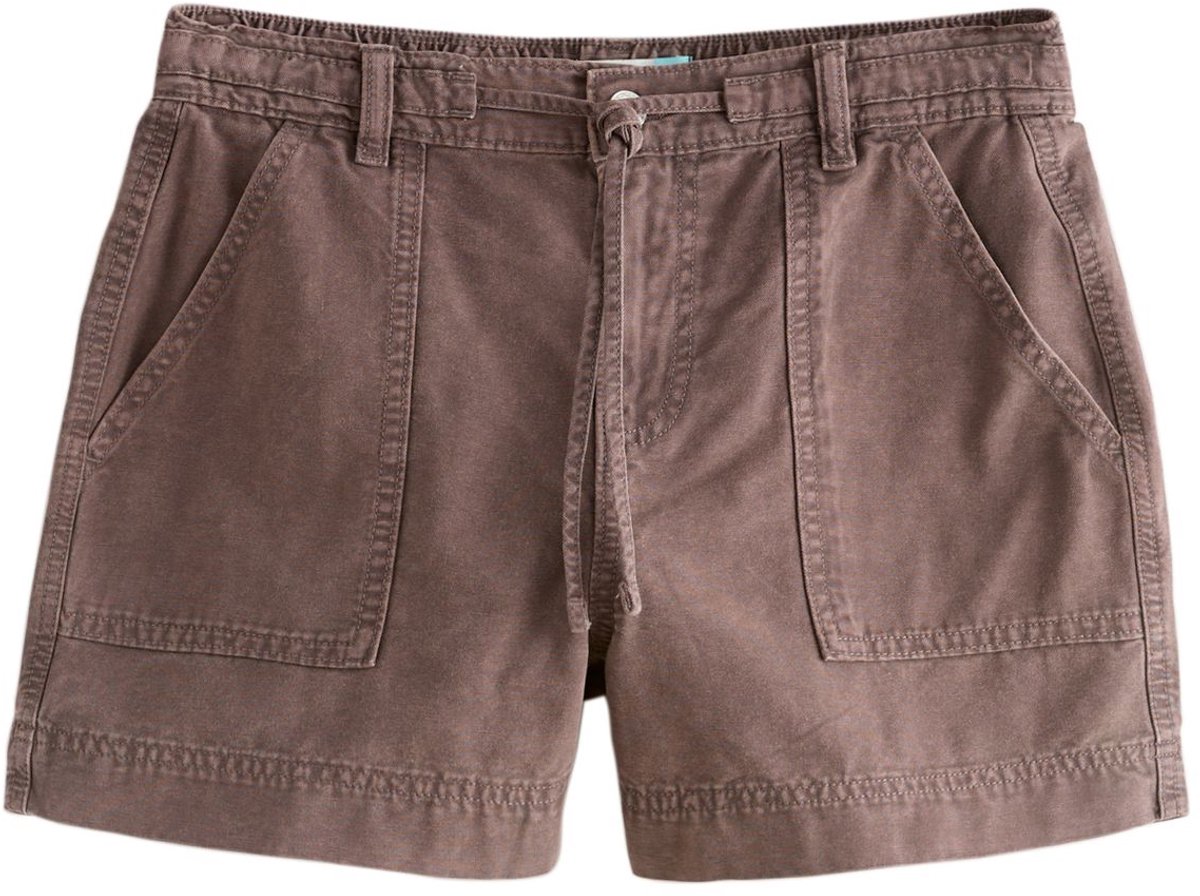 Next - Dames - Denimshort met elastische tailleband - Bruin
