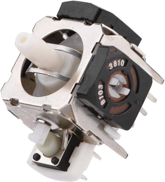 Analoge Stick Module - Joystick Vervanging - Controller Reparatie - Direct Vervangend Onderdeel - 5 Stuks - Zwart — afbeelding 4