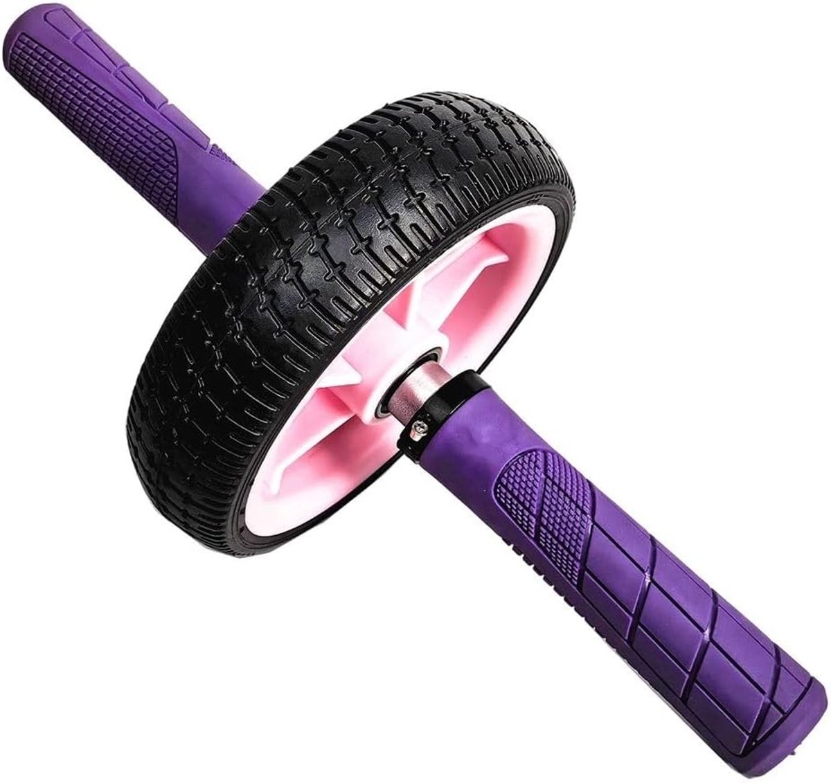 Buikwiel Enkele Rol - Core Trainer - Krachtopbouw Buikspieren - Stalen Kern 500 Lbs