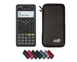 Casio fx-570ES Plus 2nd edition incl. WYNGS Beschermhoes Zwart - Wetenschappelijke Rekenmachine - Basis Pakket