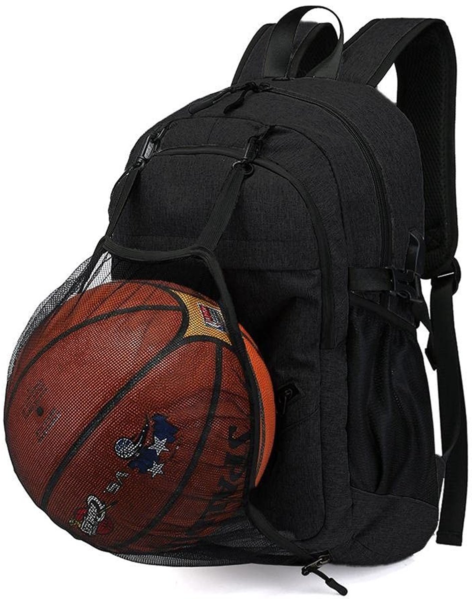 Dailygoods - Voetbaltas voor Tieners - Sportrugzak met Mesh Tas voor Voetbal en Basketbal
