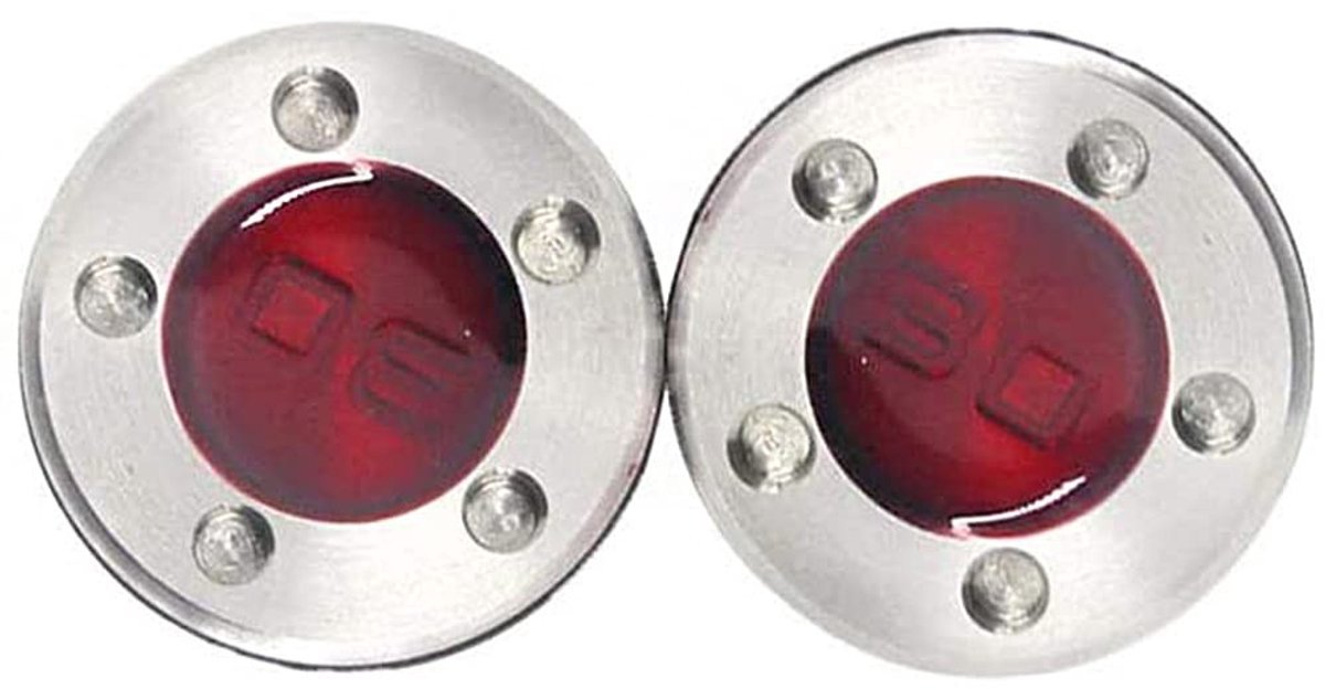 Dailygoods- Puttergewichten 30g - 2 Stuks - Hoogwaardige Metalen Gewichten - Rubberen Ringen - Slijtvast - Afdichting tegen Vocht - Golfgewichten