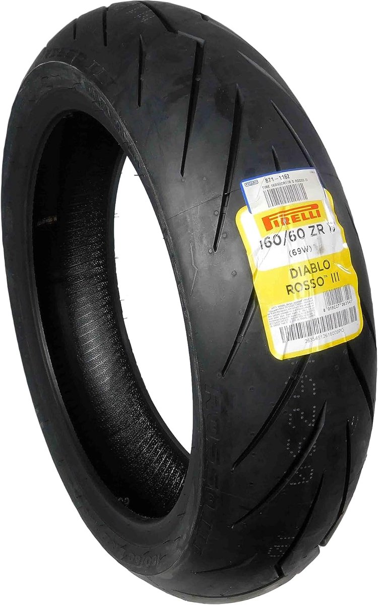 Motorband - Scooterband - Veilig Rijden - Symmetrisch Loopvlak - 160/60ZR17 (69W) - Zwart