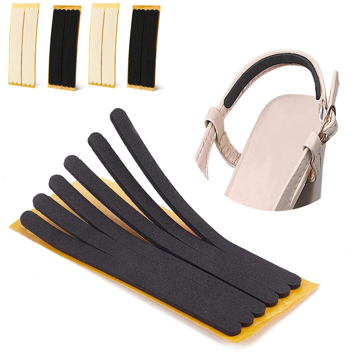 Dailygoods- Hielkussens Antislip - Hielbeschermers - Hielkussentjes voor Schoenen - Zelfklevende Hielvoering - Dunne Hielbanden - Voor Hoge Hakken - Hielbandjes