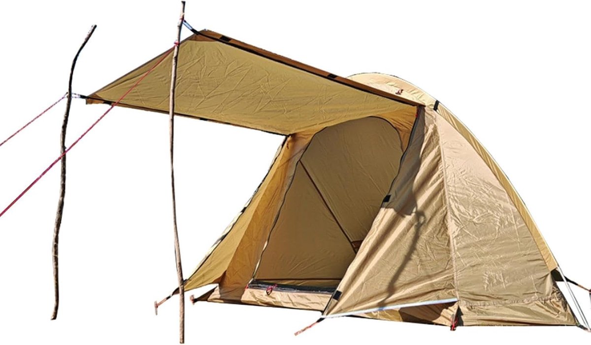 Eenpersoons tent - Kampeertent schuilplaats - Buitenavonturen reizen - Automatische opzet - 250x150x120cm - Bruin