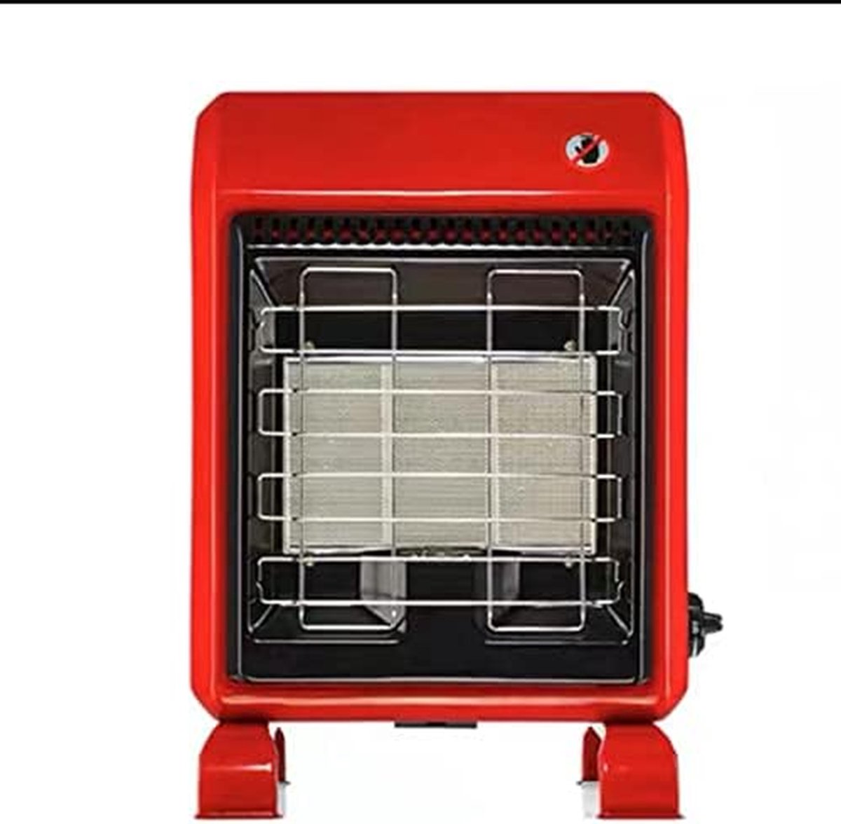 Terrasverwarmer Gas - Buitenverwarmer Verwarming - Buiten Ontspannen - Snelle Warmte - 48.5 x 36 x 20.8 cm - Rood