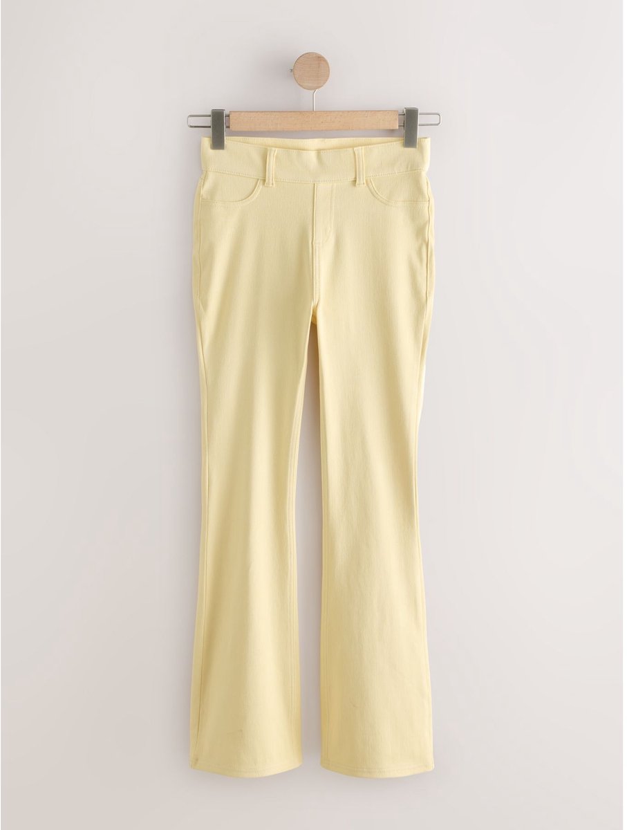 Next - Dames - Jersey bootcut-legging - Geel