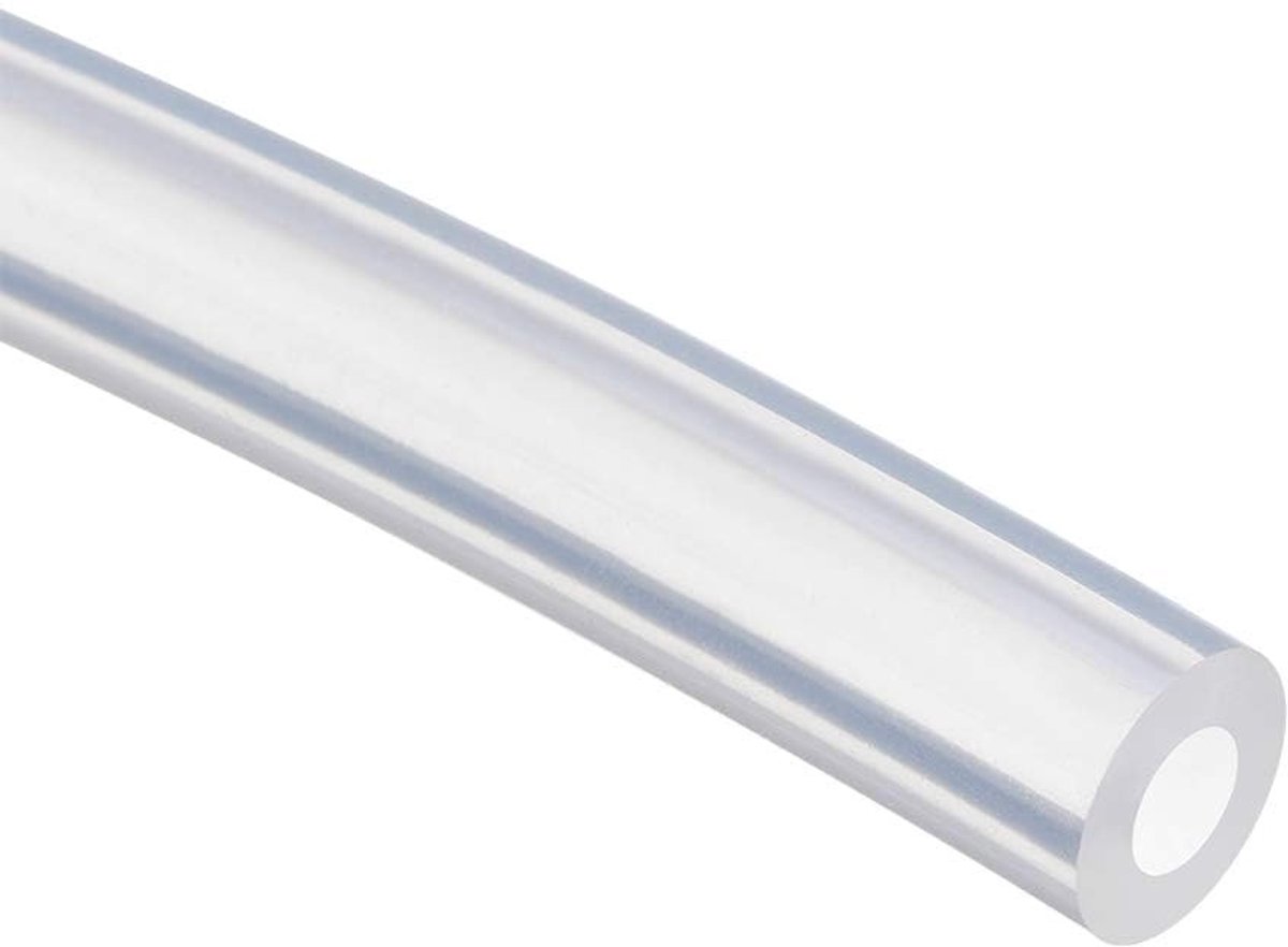 Dailygoods- Siliconen Buis 5 mm ID x 10 mm OD - Flexibele Waterluchtslang - Knikbestendig - Chemisch Bestendig - Lichtgewicht en Transparant - Gemakkelijk te Snijden - Siliconenslang