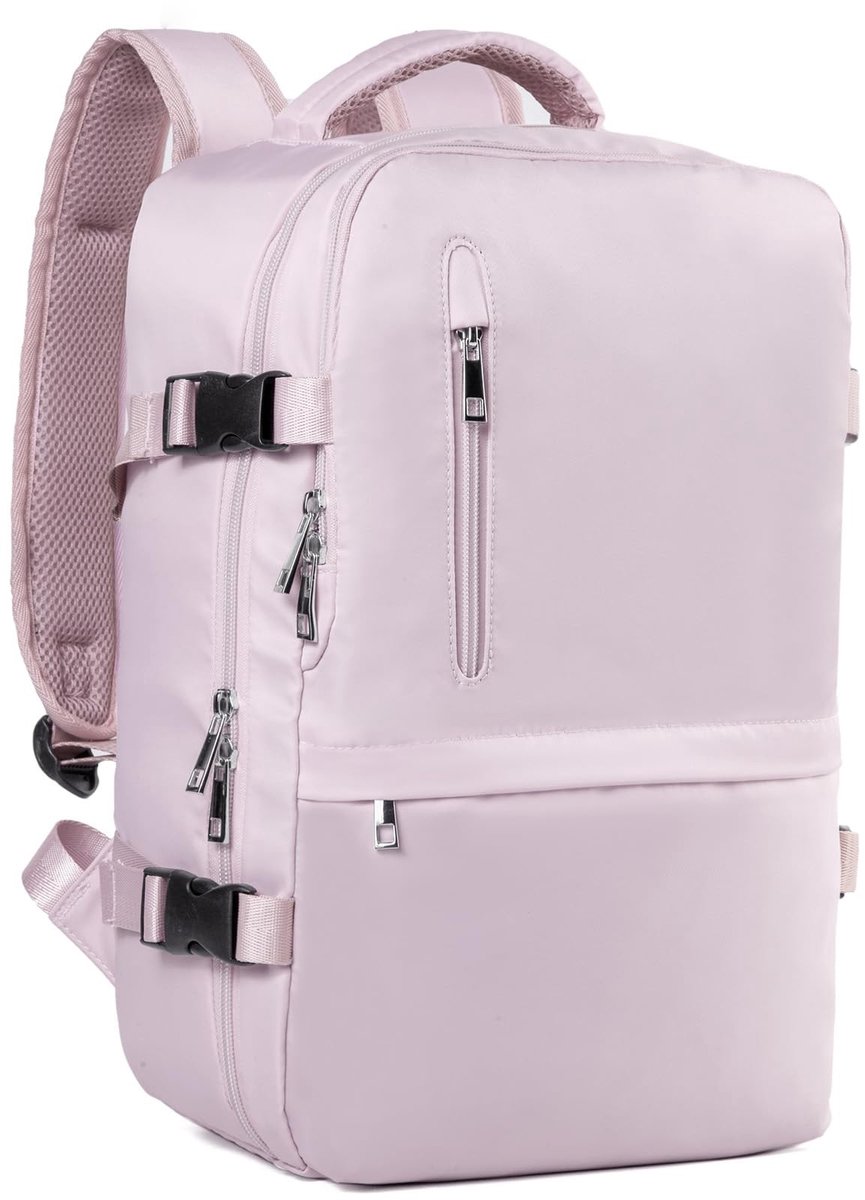 Dailygoods- Reisrugzak 40x30x20 - Handbagage Koffer - Diefstalbestendige Tas - Vliegtuig Reisrugzak - Laptopvak - Flexibel Materiaal